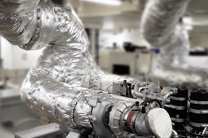 Refit exhaust insulations